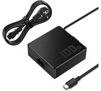 GaN PD 100W USB-C Type-C Adaptateur Secteur Chargeur Alimentation Ordinateur Portable für ASUS Lenovo thinkPad Acer HP Notebook Laptops 20V 5A Max 100W Full Speed Fast Charging