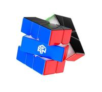 GAN Square 1 Black Top UV Maglev Speed Cube Magnétique 36 Aimants | Système Maglev Fluide et Silencieux, Auto-alignement 30°, Réglage GES 36 configurations, Structure Stable Anti-pop