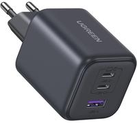 Gan Tech 45W Usb C Fast 3 Port Portable Charger Compatible With Galaxy S25 Ultra Plus S24 S23 S22 Note10+ A16 Iphone 16 Plus Pro Max 15 14 13 12 Pixel 9 Pro Xl 8 Ipad Macbook Air