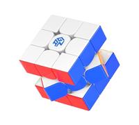 GAN15 Maglev Speed Cube 3x3, Cube Magnétique Combinant Parfaitement Poids, Aimants et Structure, 58.6g Ultraléger, Cube Magique pour Enfants et Adultes, Modèle Phare 2024 UV Coated