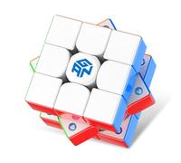 GAN356-Maglev Speed Cube 3x3x3, Cube Magnétique 56cm, Magic Cube Aimanté Frost Coated, Cadeau pour Enfant & Adulte -2024 GAN356 Flagship