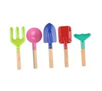 GANAZONO 1 Ensemble Outils de Jardinage Trowel Râteau et Pelle Ergonomique pour Garçon Fille et Adultes pour Jardinage Plantation