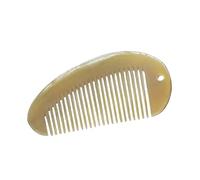 GANAZONO 1 pièce Peigne de Massage Corne Naturelle Peigne Perforant Portable Stimule et Accélère la Circulation Sanguine