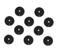 GANAZONO 10 pièces Anneaux de Paillage Non Tissé pour Arbres Protection Écologique du Sol Barrière Anti-végétation Ronde Améliore Aération et Retient Humidité pour Jardinage et Vergers