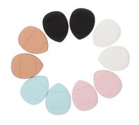 GANAZONO 10 pièces Éponges Maquillage Poudre Souples et Délicates pour Fond de Teint et Anti-Imperfections Accessoires Cosmétiques Pratiques et Colorés pour Application Facile