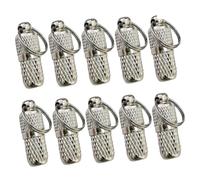 GANAZONO 10 pièces Lot de Pendentifs Anti-Perte pour Collier Animaux Plaque Identité Légère Anneau Accessoires Pratiques pour Chiens et Chats