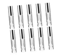 GANAZONO 10 pièces Tubes à Gloss à Vides Argentés Creux Conteneurs et Étanches pour DIY Maquillage