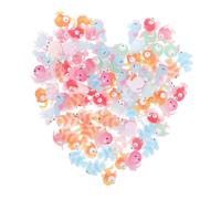 GANAZONO 100 Pièces Mini Figurines Résine Décorations Aquatiques Miniatures Résistantes pour Aquarium Aménagement Paysager et Décoration Maison pour Paysages Littoraux