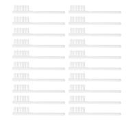 GANAZONO 100pièces Brosse à Dents Manuelle Courte pour Adultes Poils Souples Brosse à Dents Compacte pour Voyages et Déplacements