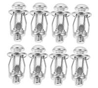 GANAZONO 10ensembles Écrous Expansion Métalliques Creux à Pétales Fixation Solide pour Ancrages De Portes Creuses Réutilisables Convient Murs Fins Et Usage Domestique Commercial