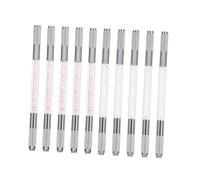 GANAZONO 10pièces Crayon Sourcil Microblading Stylo Tatouage Sourcils Double Embout Maquillage Permanent Débutants Expérimentés