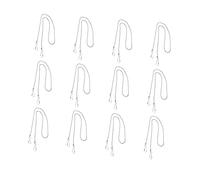 GANAZONO 12 pièces Chaînes de Suspension pour Posters Ensemble de Chaînes Métalliques pour Panneaux et Drapeaux Pratiques pour Décorations Maison et Affichages