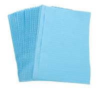 GANAZONO 125 pièces Tapis de Manucure Jetable Bleu Ciel Protection Imperméable pour Table Nail Art Pratique et Confortable pour Salon et Usage Débutant