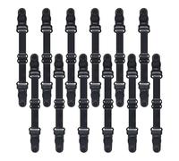 GANAZONO 12pièces Sangle de Masque à Crochet Rallonge Élastique Réglable pour Masque pour Arrière Tête Clip de Maintien pour Sangle