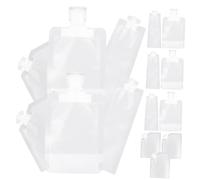 GANAZONO 15 pièces Squeeze Pouches Reusable Lotion Dispenser Bags For Travel Sub Bags With Design Suitable For Shampoo Conditioner Creams In