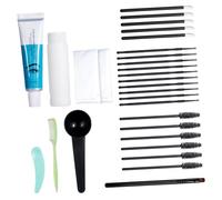 GANAZONO 1ensemble Gel à Sourcils Longue Durée Avec Crème Teintée Et Peigne Kit Complet De Styling Pour Sourcils Résistant à Eau Et Naturel Teinte Châtaigne