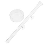 GANAZONO 1ensemble Tuyau Transparent Et Plateau Alimentateur pour Crevettes Accessoire De Nourriture pour Aquarium pour Crevettes Et Naines