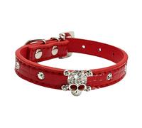 GANAZONO 1pièce Collier pour Chien à Thème Halloween Design Crâne Stylé Ajustable Et Élégant Accessoire pour Animaux De Compagnie
