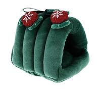 GANAZONO 1pièce Nid Coton pour Petits Animaux Maison Chaude pour Hamster Hérisson Chinchilla Abri Douillet pour Hiver Design Aléatoire Confortable Et Facile à Nettoyer