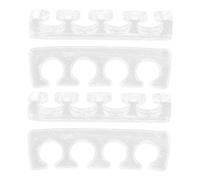 GANAZONO 2 paires Séparateurs Orteils Gel Réutilisables pour Pédicure Accessoires Silicone Doux Correcteurs Confortables et Hommes Outils et Portables pour Soin Domicile et Salon