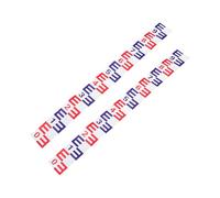 GANAZONO 2 pièces Autocollant Niveau Eau Aluminium Autocollant Résistant Corrosion pour Piscine et Réservoir Règle de Mesure Précise Étanche pour Surveillance Niveau Eau Lot de Rouge et