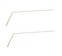 GANAZONO 2 pièces Bâtons de Radiesthésie Cuivre Pur Robustesse Portable pour Recherche Eau et Trésors Baguettes Sourcier Légères et Durables pour Amateurs et Professionnels