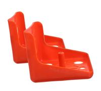 GANAZONO 2 pièces Boîte à Sel pour Blocs Minéraux Support Robuste Matériau Épaissi pour Bovins et Moutons Plateau Facile à Nettoyer et Entretenir Rack Pratique pour Stockage des Pierres