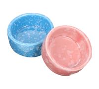 GANAZONO 2 pièces Bol en Céramique pour Hamster et Rat Bol Alimentaire Facile à Nettoyer Lot Anti-Renversement Accessoire Pratique pour Petits Animaux