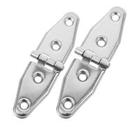 GANAZONO 2 Pièces Charnière Métallique de Trappe Marine 4 Pouces | Résistance à Rouille, Installation Facile, Finition Professionnelle, Vis Incluses pour Bateaux, Camping-cars