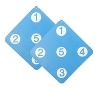 GANAZONO 2 Pièces Cible Murale D'entraînement pour Escrime, Double Face | Caoutchouc, Hauteur Réglable et Pose Facile, pour Studios Professionnels et Jardin, Retour Visuel des Gestes