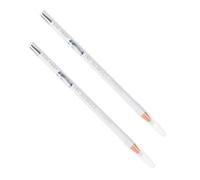 GANAZONO 2 pièces Crayons Sourcils Étanches Blancs Maquillage Longue Tenue Crayons à Sourcils Faciles à Appliquer pour Maison et Maquillage Quotidien