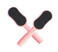 GANAZONO 2 pièces Double Face pour Râpe Pédicure Ergonomique pour Enlever Callosités et Peau Morte Soin Facile à Utiliser Couleur Rose