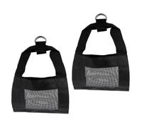 GANAZONO 2 pièces Élingue de Pesée Respirante pour Chiots et Petits Animaux Harnais de Levage Nylon avec Poignées Doubles Contenant de Pesée Réutilisable pour Usage Agricole et Vétérinaire