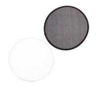 GANAZONO 2 Pièces Éventail Éventails Ronds Portables et Noir Blanc Accessoires de Décoration pour Festivals et Mariages