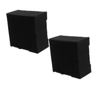 GANAZONO 2 Pièces Filtre Aquarium Compact Cube Actif à Forte Absorption pour Purification Eau Réservoir Poisson Petit Filtre et Pratique