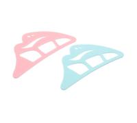 GANAZONO 2 pièces Outil de Maquillage des Yeux Silicone Réutilisable Guide Eyeliner Ergonomique pour Yeux Application Confortable et Polyvalente pour Effets Naturels et Ailés