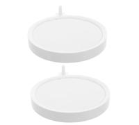 GANAZONO 2 Pièces Pierre à Air Diffuseur Silencieux pour Philie Disque Bulles Résistant pour Circulation Oxygène Accessoire pour Poissons
