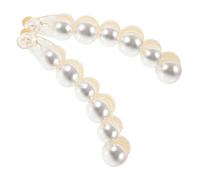 GANAZONO 2 pièces Pinces Queue de Cheval Clips Banane Verticales Grandes Accessoires Coiffure Femme Fille Clip Pression Cheveux pour Styles Chic et Updos Raffinés 2pcs