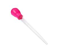 GANAZONO 2 Pièces Pipette pour Aquarium Distributeur filtres à Poisson Bouteille Outils de Nettoyage d'aquarium Pompe à Poisson Tube Transparent Tuyau Transparent Changement d'eau Rose