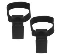 GANAZONO 2 Pièces Porte-balles de Golf Accessoire de Golf la Cheville Plastique Noir Mains Libres Installation Rapide Amusants