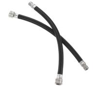 GANAZONO 2 pièces Tuyau Extension Flexible pour Pompe à et Voiture Rallonge de Valve et Facile à Installer Accessoire Gonfleur Pneus Polyvalent