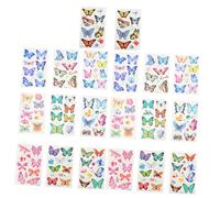 GANAZONO 20 feuilles Tatouages Temporaires Autocollants DIY Garçon Fille Femmes Garçons Décorations Éphémères Faciles à Appliquer et Enlever Étanches pour Fêtes et Festivals