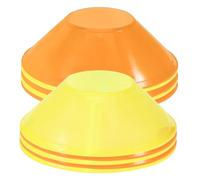 GANAZONO 20 pièces Lot de Cônes Dagilité Mini Disques pour Entraînement Football Petits Plots Plastiques Durables sans Arêtes Adaptés Aux Exercices Techniques et Matchs de Football