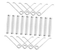 GANAZONO 20 pièces Ressorts V-Shape pour Sécateurs de Jardin Compression Trimming Spring Accessoires de Remplacement pour Coupe-Branches Métal Facile à Installer