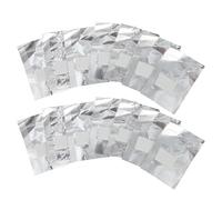 GANAZONO 200 pièces 200PCS Feuilles d'Aluminium pour Retrait de Vernis Gel avec Tampons Coton 100PCS*2