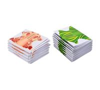 GANAZONO 200pièces Outils Extension Acrylique Uv Avec Autocollants De Guide Pour Manucure Vert Orange