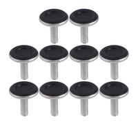 GANAZONO 24pièces Lot Meuble Réglables avec Base Noire Niveleurs de Chaise et Table pour Maison et Bureau Résistants et Faciles à Installer