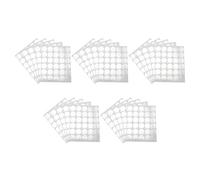 GANAZONO 25feuilles Supports Adhésifs pour Colle à Cils Coussinets Aluminium Imperméables pour Maquilleurs et Extensions de Cils