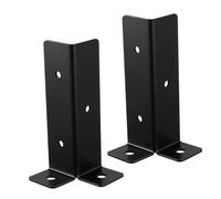 GANAZONO 2ensembles Support De Clôture De Jardin Base De Clôture pour Piquets Lot de Supports De Pied