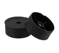 GANAZONO 2pièces Bouchons De Remplacement Noirs pour Poteau Griffoir Chat Accessoires Durables pour DIY Arbre à Chat Escalade Connecteurs pour Réparation Et Extension Cadre De Jeu